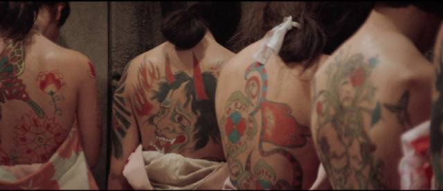 Tattooed bodies are fetishized in Teruo Ishii's Inferno of Torture (1969)