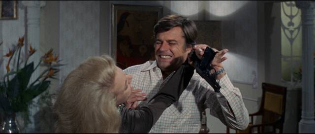 Carroll Baker has a problem with ex-husband Jean Sorel in Umberto Lenzi's A Quiet Place to Kill (1970)