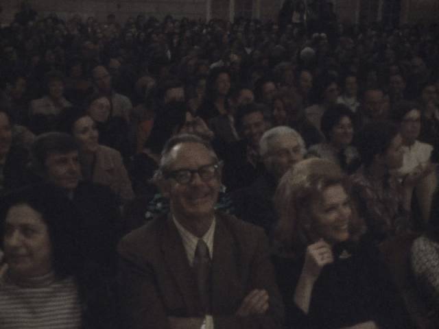 New York's intellectual elite enjoys the show in Chris Hegedus and D.A. Pennebaker's Town Bloody Hall (1979)