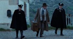 Painter Carlo Levi is escorted by police to exile in a remote village in Francesco Rosi's Christ Stopped at Eboli (1979)