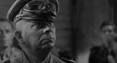 Erich von Stroheim exudes egotistical confidence as Field Marshall Erwin Rommel in Billy Wilder's Five Graves to Cairo (1943)