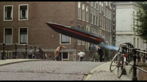 If boats could fly ... the high-speed chase on Amsterdam's canals in Dick Maas' Amsterdamned (1988)