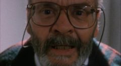 Lucio Fulci as director "Lucio Fulci" going mad in Lucio Fulci's Cat in the Brain (1990)