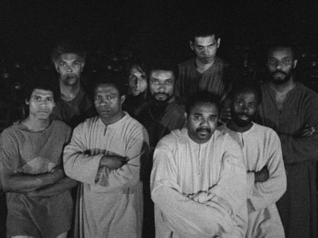 Colonized Africans face Europe with an accusatory stare in Med Hondo's Soleil O (1970)