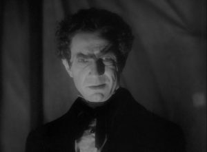 Bela Lugosi as the sinister Dr. Mirakle in Robert Florey's Murders in the Rue Morgue (1932)