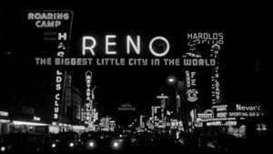 Reno, land of opportunity and excitement in Phil Karlson's 5 Against the House (1955)