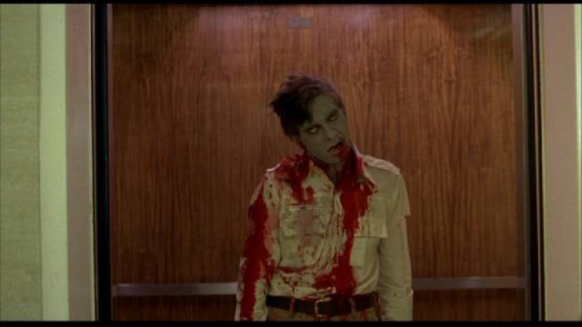 Stephen (David Emgee) succumbs to misplaced priorities in George A. Romero's Dawn of the Dead (1978)