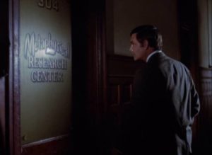 Psychologist Dr. David Sorell (Louis Jourdan) investigates what happened to Paul Varney (Bradford Dillman) in Paul Wendkos' Fear No Evil (1968)