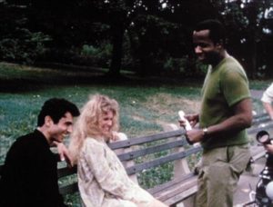 William Greaves directs alternate actors in a different part of the park in Symbiopsychotaxiplasm: Take One (1968)