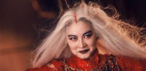 Brigitte Lin as the vengeful Lian Nichang in Ronny Yu's The Bride With White Hair (1993)