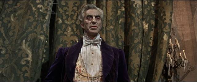 Ferdy Mayne as the elegant Count von Krolock in Roman Polanski's The Fearless Vampire Killers (1967)