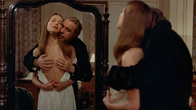 Mathieu (Fernando Rey) is held in a constant state of unfulfilled desire by Conchita (Barbara Bouquet) in Luis Bunuel's That Obscure Object of Desire (1977) ...
