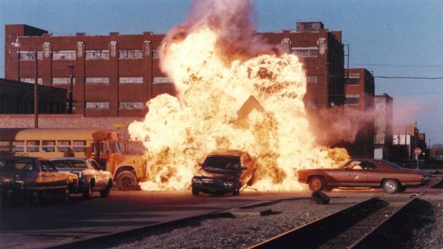 Stuff blows up in John Stewart's Action U.S.A. (1988)