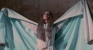 Hannah the vampire (Teresa Gimpera) is unleashed in Ray Danton/Julio Salvador's Crypt of the Living Dead (1973)