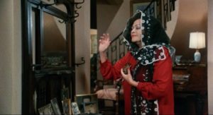 Aunt Hester (Yvonne De Carlo) uses witchcraft to eliminate her relatives in Peter Wittman's Play Dead (1983)