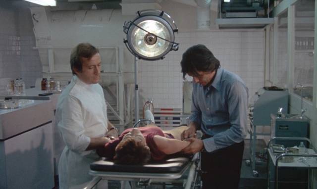 Dr. Devilers (Alain Delon)'s methods are extreme in Alain Jessua's Shock Treatment (1972)