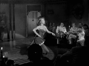 Chris Emery (Rita Hayworth) heats the tropical night in Vincent Sherman's Affair in Trinidad (1952)