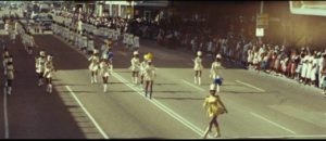 Cheerleaders and majorettes are ubiquitous in Francois Reichenbach's America as Seen by a Frenchman (1960)