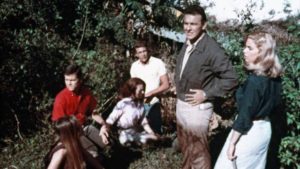 Archaeology students on an Everglades field trip in William Grefé’s Death Curse of Tartu (1966)