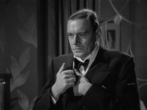 Bruce Vail (Colin Clive) refuses to accept that his wife has left him in Frank Borzage’s History is Made at Night (1937)