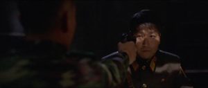 Tentative friendship is undermined by political conflicts in Park Chan-wook's JSA: Joint Security Area (2000)