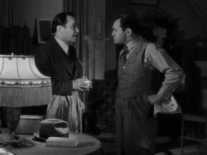 "Killer" Mannion sees an opportunity to take advantage of his resemblance to Arthur (Edward G. Robinson) in John Ford's The Whole Town's Talking (1935)