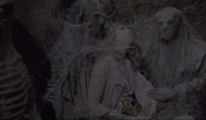 The Medieval dead awaken to deal with modern killers in Tomas Aznar's Beyond Terror (1980)