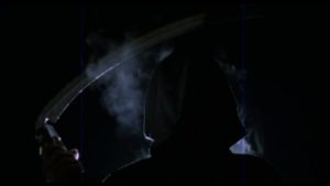 The Grim Reaper turns up in the cellar in Jack Snyder's Fatal Exam (1990)