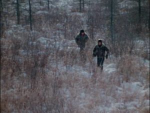Northern winter landscapes lend a melancholy tone to Bill Rebane's Invasion from Inner Earth (1974)