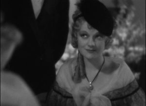 Jerry (Frederic March)'s former girlfriend, actress Claire Hempstead (Adrianne Allen), re-enters his life in Dorothy Arzner's Merrily We Go to Hell (1932)