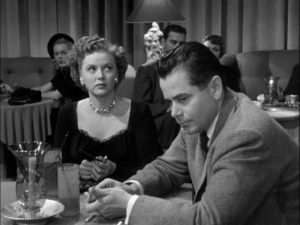 Joe Hufford (Glenn Ford) is fatalistic about the consequences of a rash act in Henry Levin's Convicted (1950)