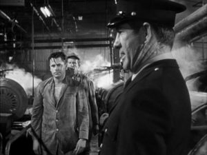 Oppressed by authority, Joe Hufford (Glenn Ford) has no choice but to side with his fellow prisoners in Henry Levin's Convicted (1950)