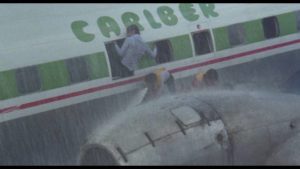 A big storm brings down an airliner in Rene Cardona Jr.'s Cyclone (1978)