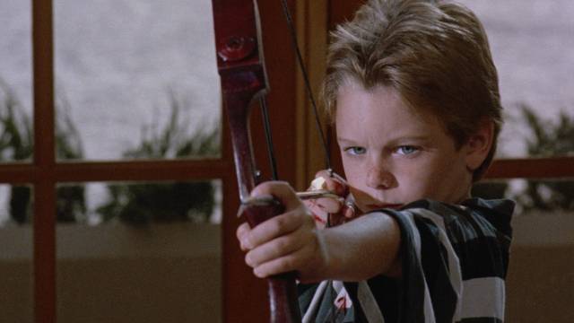 10-year-old Brian Bonsall is a cold-blooded "bad seed" in Dennis Dimster-Denk's Mikey (1992)