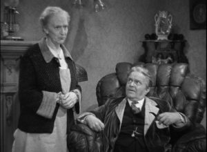 Lucy (Beulah Bondi) and Bark (Victor Moore) tell their children that the bank has taken their home in Leo McCarey's Make Way for Tomorrow (1937)