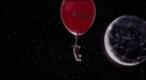 Kenny (John Miller)'s pet mouse Snowball makes an epic journey to the moon in Lynne Ramsay's Ratcatcher (1999)
