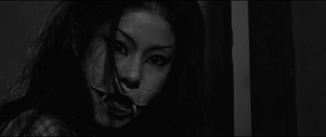 Tamami transforms into the Snake Girl when angry in Noriaki Yuasa’s The Snake Girl and the Silver-Haired Witch (1968)