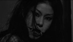 Tamami transforms into the Snake Girl when angry in Noriaki Yuasa’s The Snake Girl and the Silver-Haired Witch (1968)