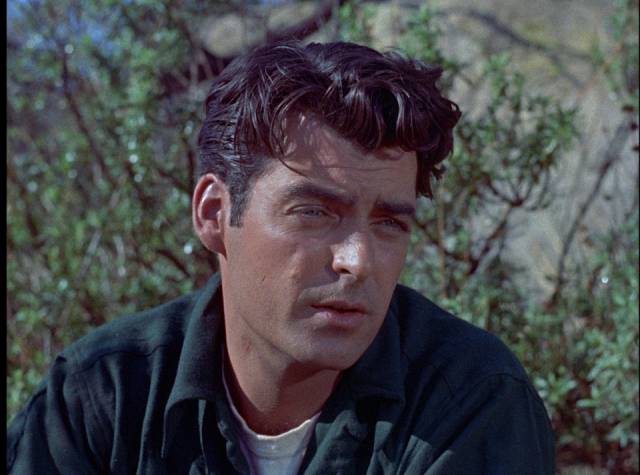 Ed Stone (Rory Calhoun) killed a man in self-defence but knows he won't get a fair trial in John Farrow's A Bullet is Waiting (1954)