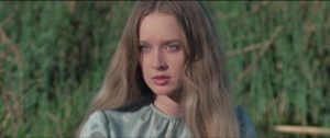 Madeleine (Camille Keaton) is haunted by past trauma in Roberto Mauri’s Madeleine, Anatomy of a nightmare (Madeleine, anatomia di un incubo, 1974)