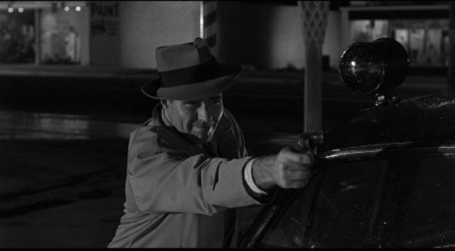 Rick McAllister (Philip Carey) is forced to face down his old partner in Richard Quine's Pushover (1954)