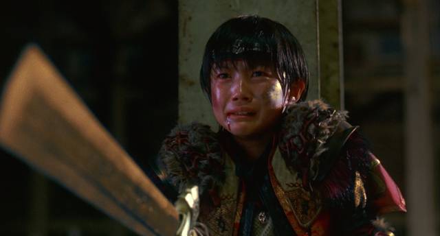 Tadashi (Ryunosoke Kamiki) might be a hero, but he's still just a kid in Takashi Miike's The Great Yokai War (2005)