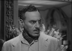 Human monster Jorge Rattery (Guillermo Battaglia) has no conscience in Román Viñoly Barreto’s The Beast Must Die (1952)