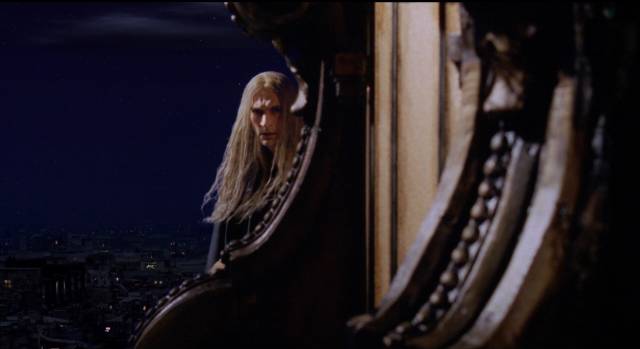 The Phantom (Julian Sands) lurks on Paris rooftops in Dario Argento's The Phantom of the Opera (1998)