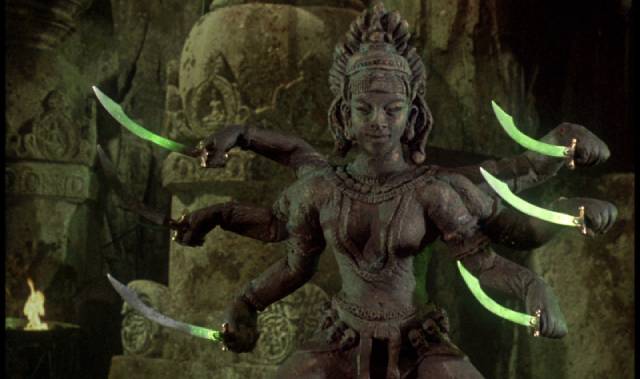 The statue of Kali comes to life in Gordon Hessler's The Golden Voyage of Sinbad (1973)