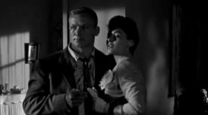 Aldo Ray and Anne Bancroft run from killers in Jacques Tourneur's Nightfall (1956)