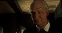 Bill Gartley (Robert Englund), consumed by evil, is now barely human in Tobe Hooper's The Mangler (1995)