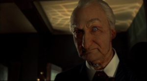 Bill Gartley (Robert Englund), consumed by evil, is now barely human in Tobe Hooper's The Mangler (1995)