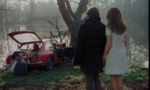 Robert (David Hemmings) and Claire (Gayle Hunnicutt) make a chilling discovery in Kevin Billington's Voices (1973)