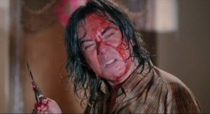 Kai (Anthony Wong) commits vicious murders even before becoming infected in Herman Yau's Ebola Syndrome (1995)